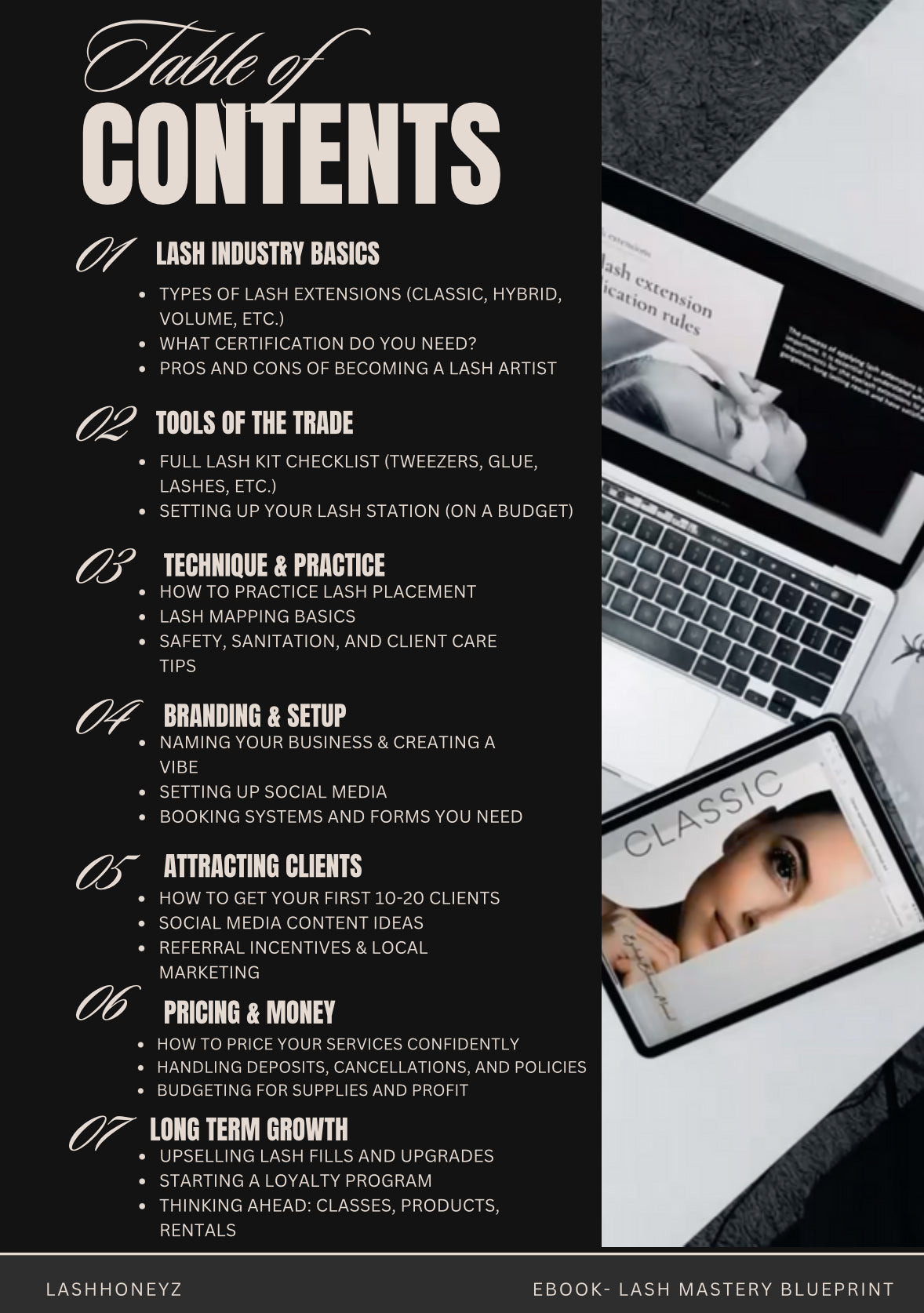 Lash Mastery E-Book (Beginner To Lash Boss)