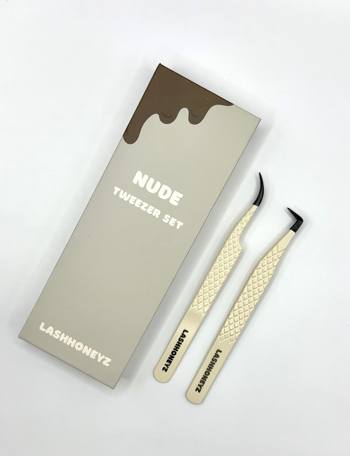 "NUDE" TWEEZER SET