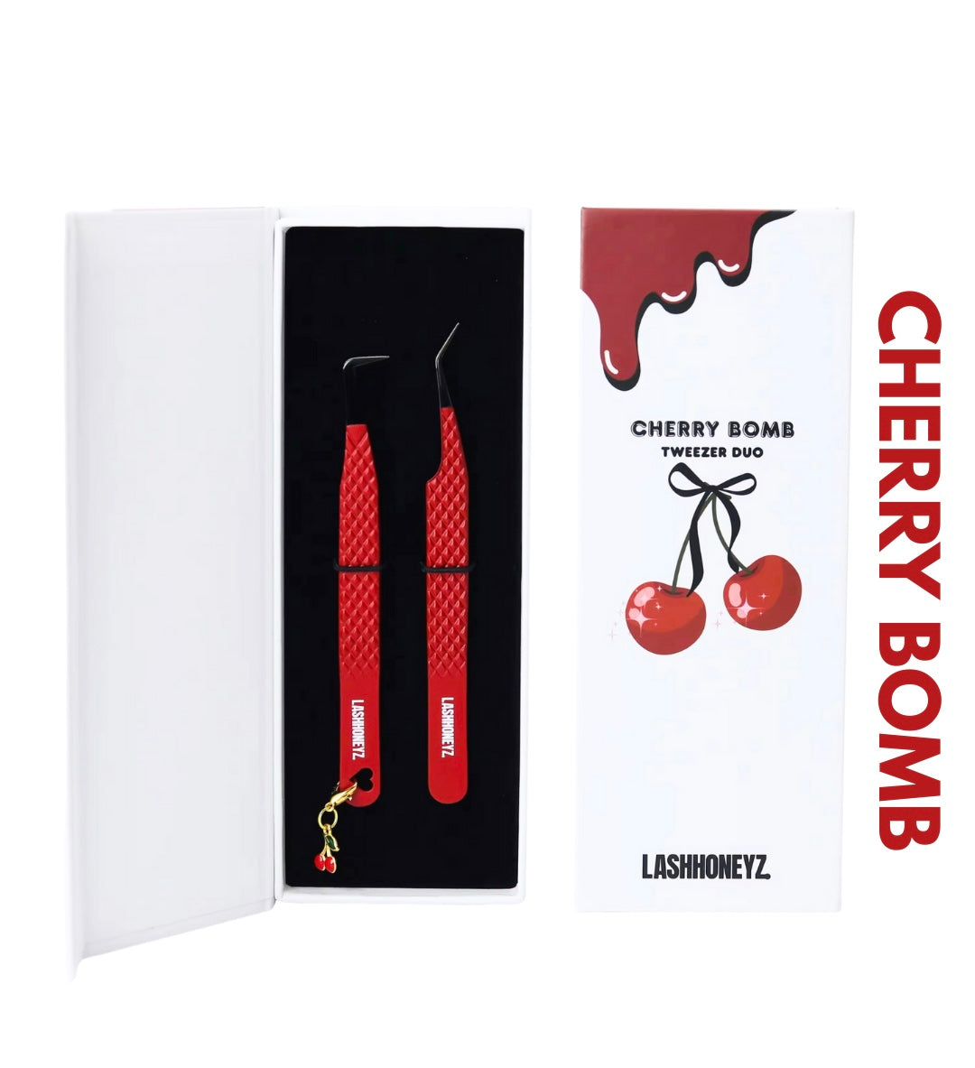 ‘CHERRY BOMB’ TWEEZER SET