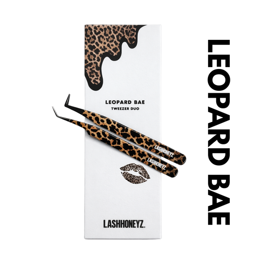 ‘LEOPARD BAE’ TWEEZER SET